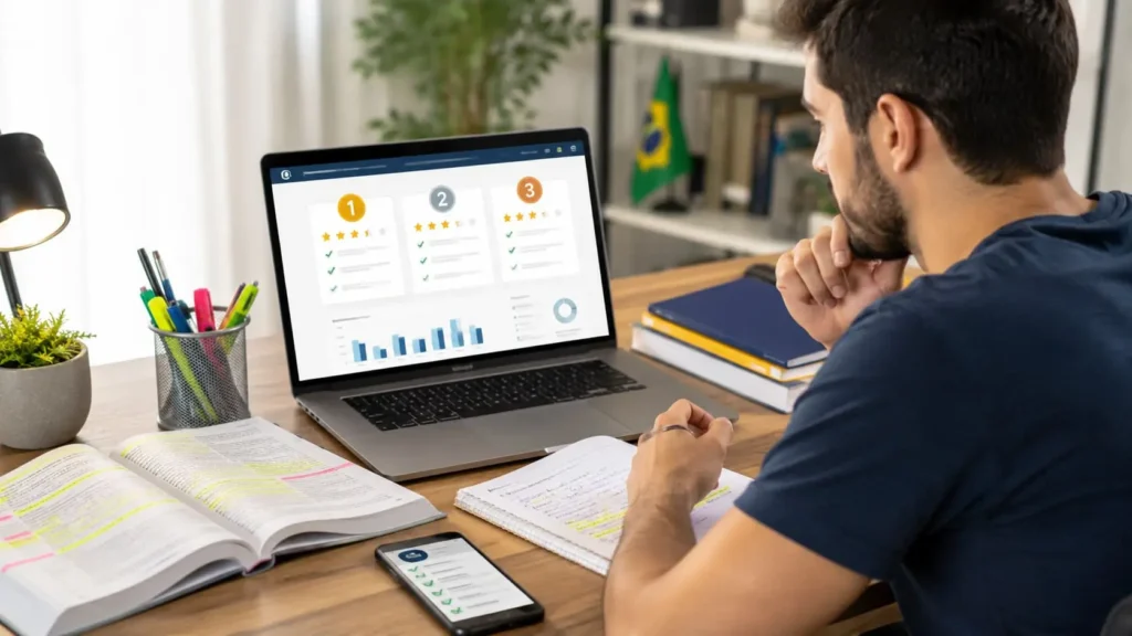 Melhores cursos para concursos