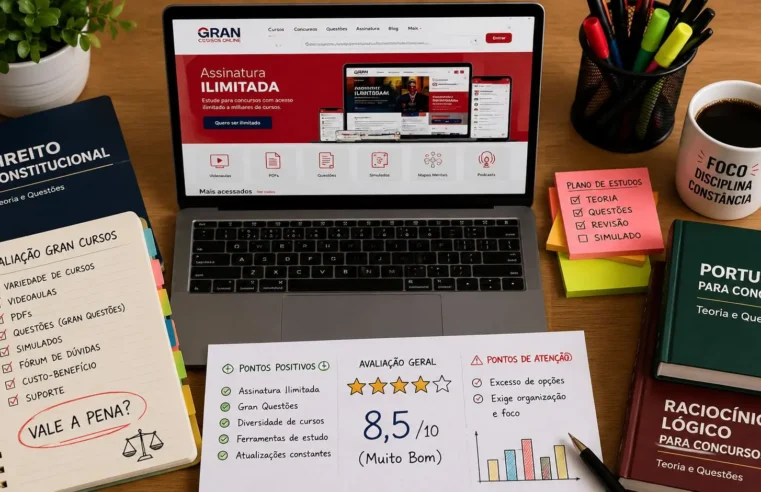 Gran Cursos é bom? Veja se vale a pena para concursos em 2026