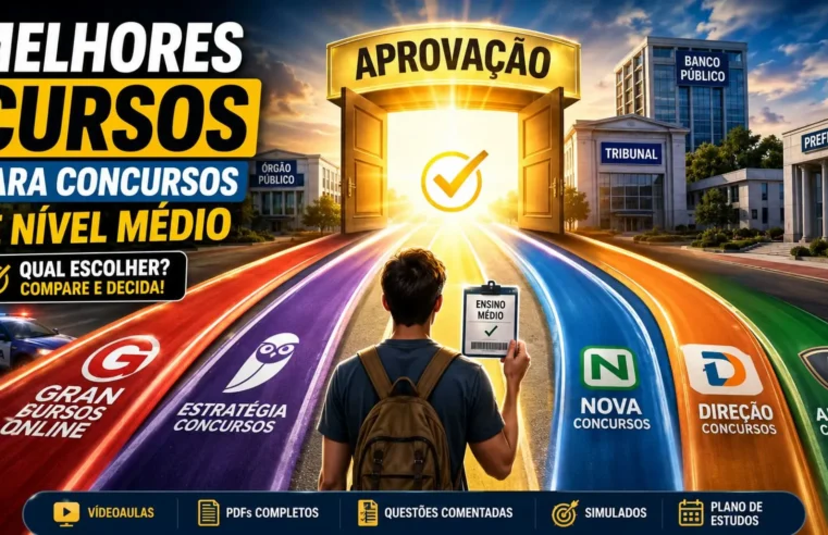 Melhores cursos para concursos de nível médio: qual escolher?