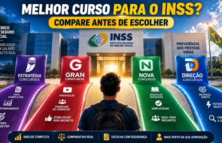 Melhores cursos para concurso do INSS: qual escolher?